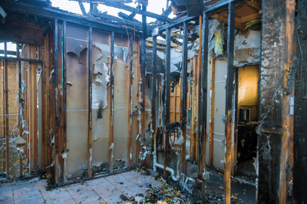 Professional Fire Damage Removal technician working in Hurleyville, NY
